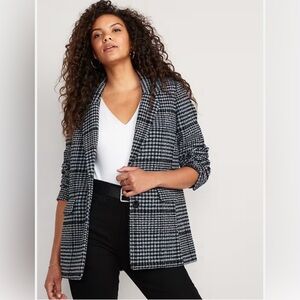 NWT Old Navy Soft-Brushed Wool Oversized Blazer for Women Sz XXL